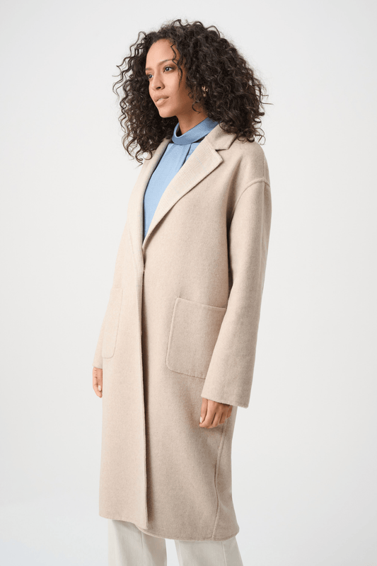 JR Wool Blend Plaid Reversible Boxy Coat 263913 - AtelierCoat WomenJoseph Ribkoff