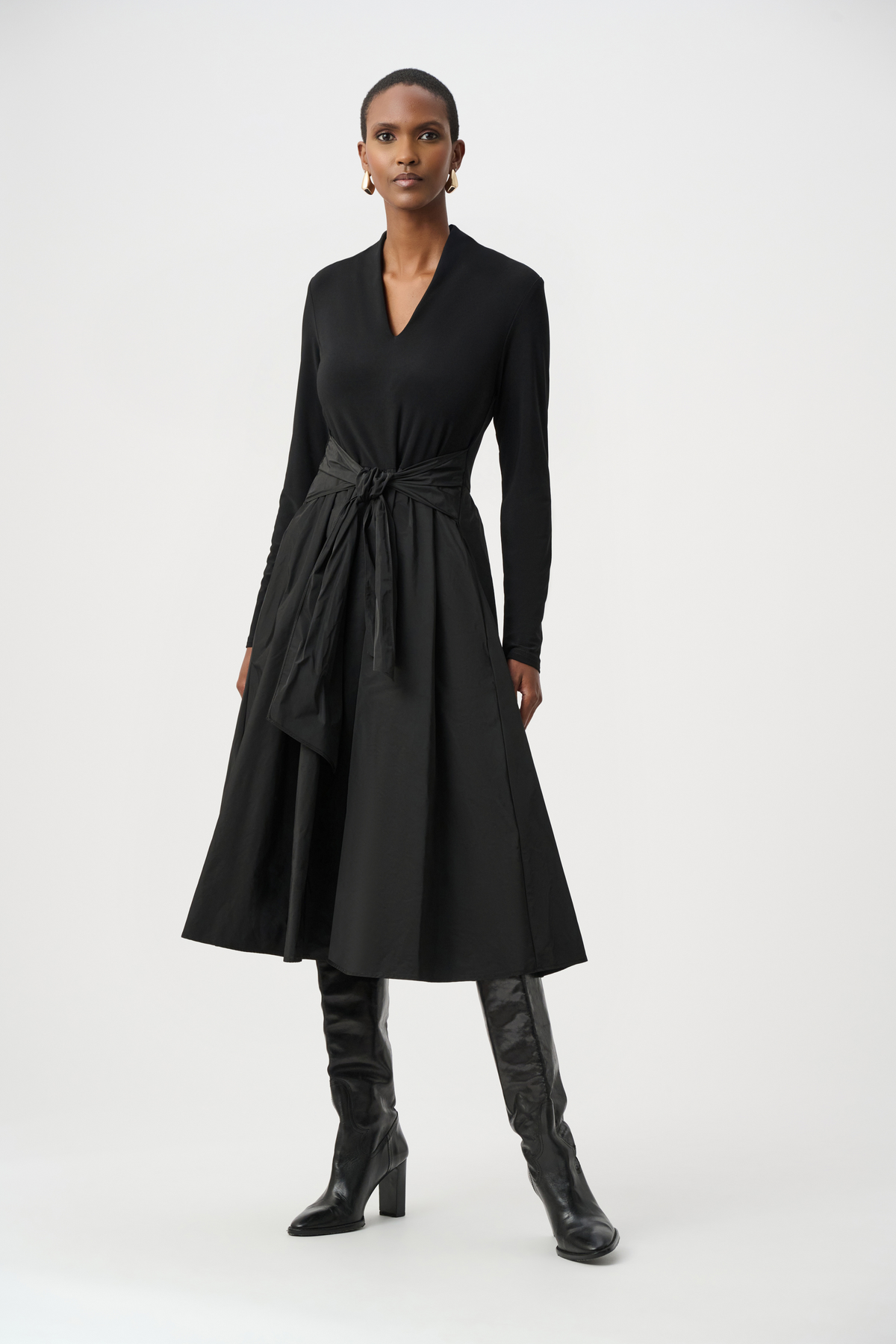JR Silky Knit and Memory Fit and Flare Dress 263145