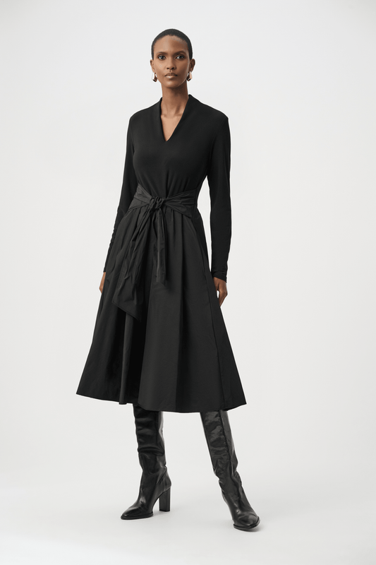 JR Silky Knit and Memory Fit and Flare Dress 263145 - AtelierDress WomenJoseph Ribkoff