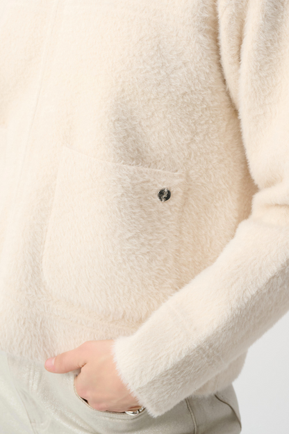 JR Detachable Faux Fur Collar Jacket 264920