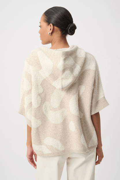 JR Hooded Animal Print Sweater 264925 - AtelierSweater WomenJoseph Ribkoff