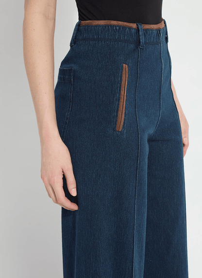 Lysse Angelica Hi Waist Pintuck Denim Pant - AtelierJeans WomenLysse
