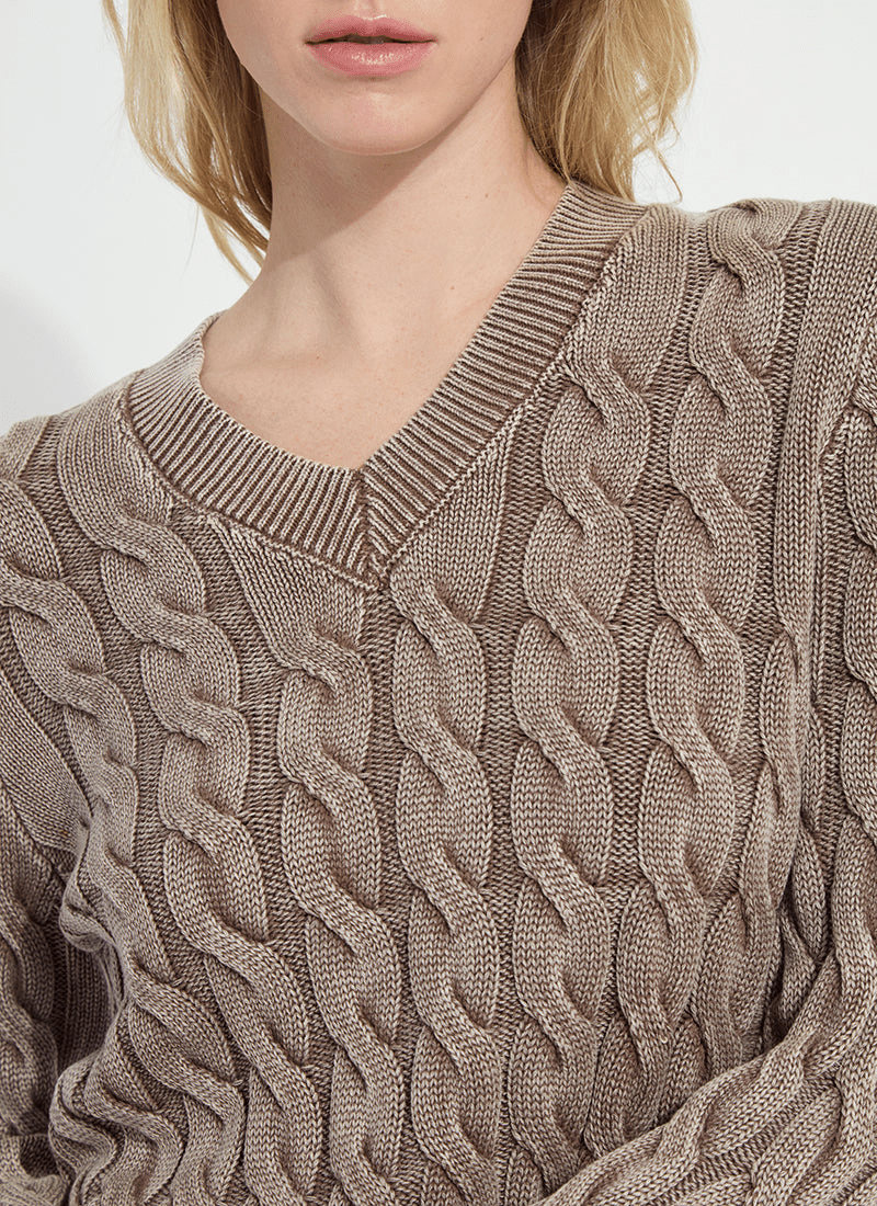 Lysse Farrah Sunwashed V-Neck Sweater - AtelierSweater WomenLysse