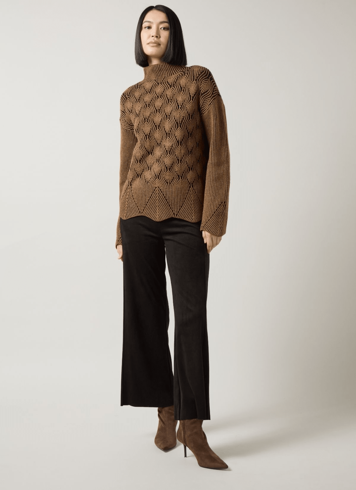 Lysse Rhea Cozy Rib Scallop Edge Pullover - AtelierSweater WomenLysse