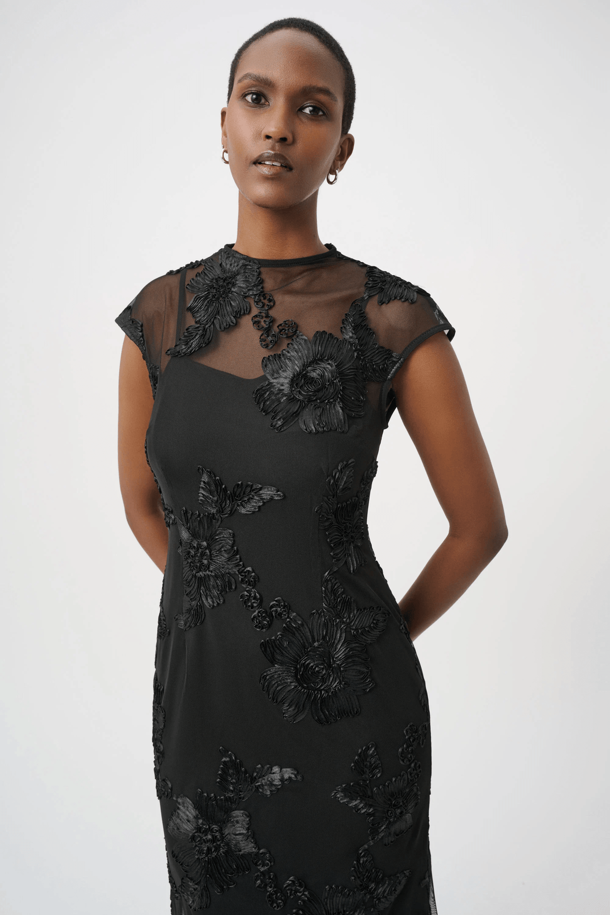 JR Embellished Trumpet Dress 264143 - AtelierDress WomenJoseph Ribkoff