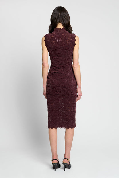 CPW Tessa Sleeveless Stretch Lace Turtleneck