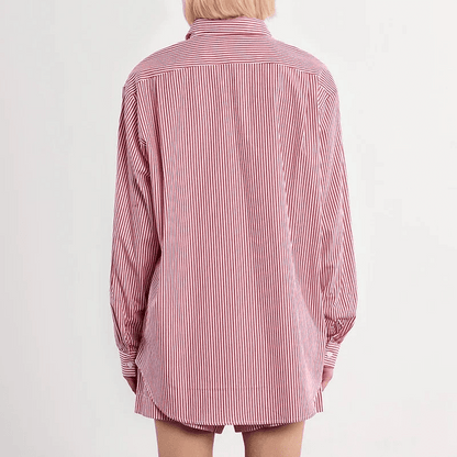 Molly Bracken Oversized Striped Shirt