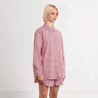 Molly Bracken Oversized Striped Shirt