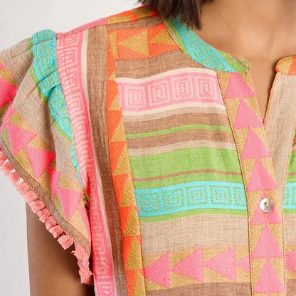 Molly Bracken Aztec Print Dress