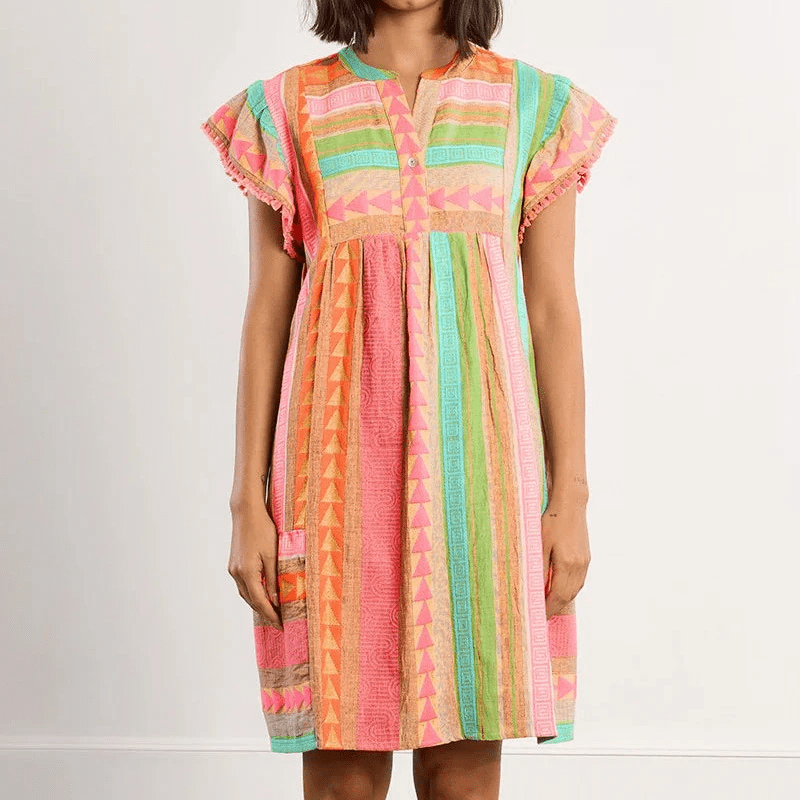 Molly Bracken Aztec Print Dress