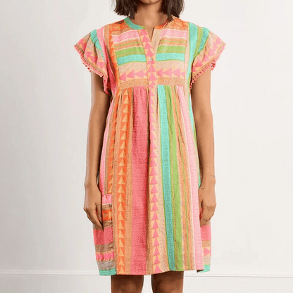 Molly Bracken Aztec Print Dress