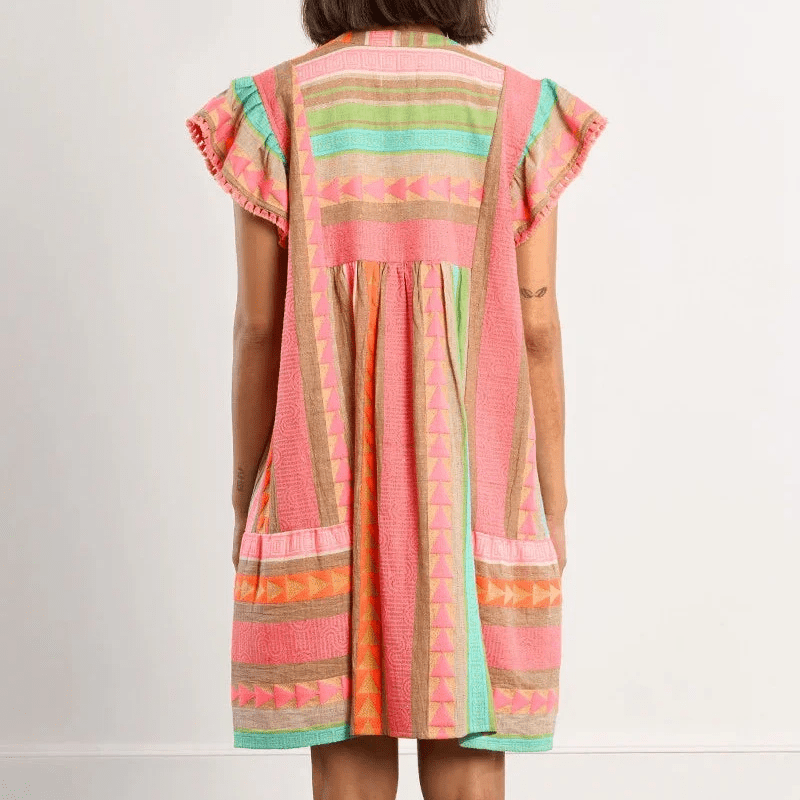 Molly Bracken Aztec Print Dress
