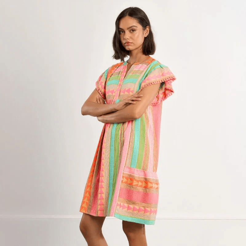 Molly Bracken Aztec Print Dress