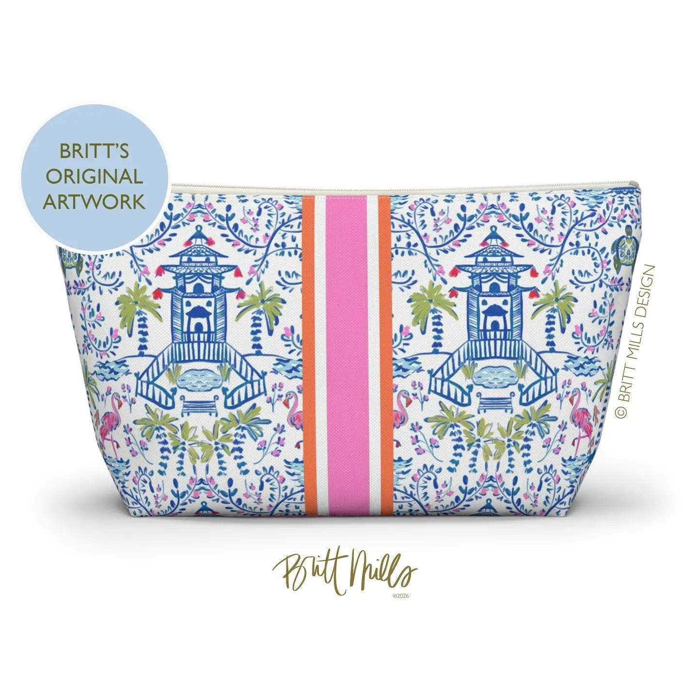 Britt Mills Tile Pouch