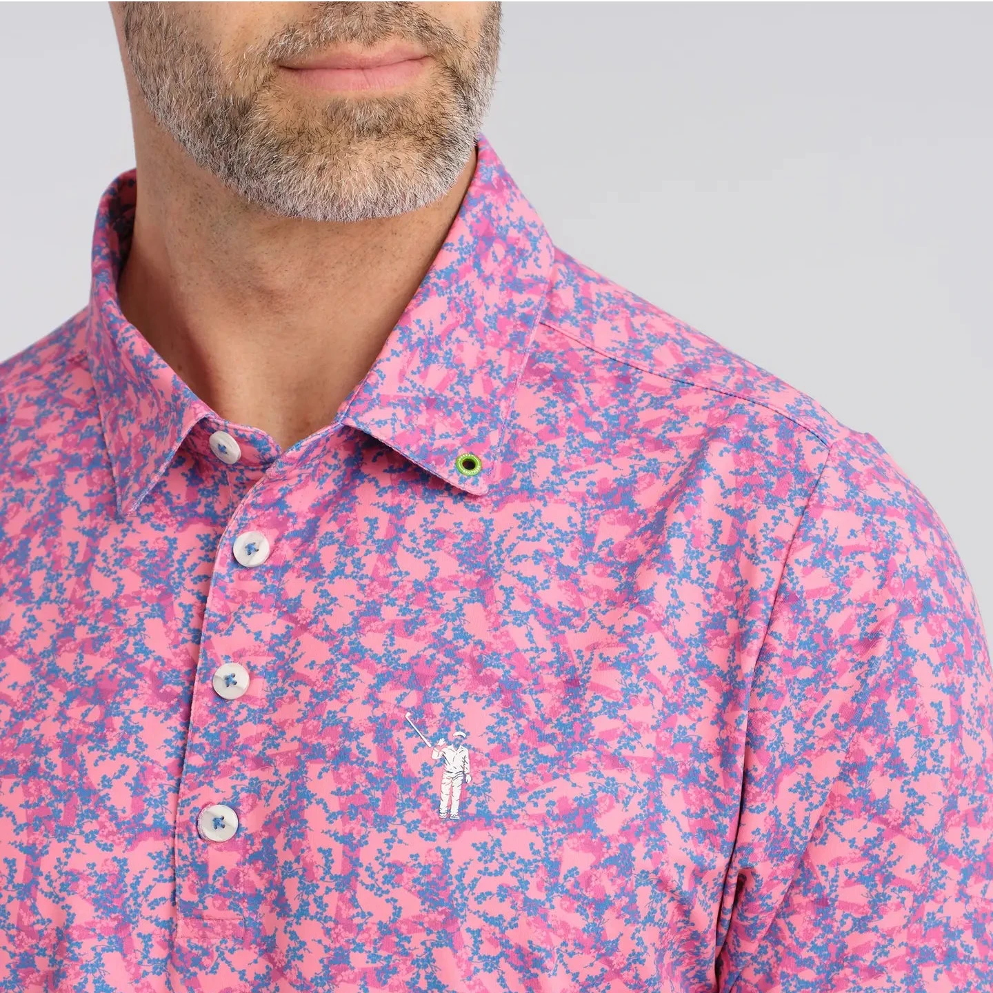 WIlliam Murray Floral Golf Polo