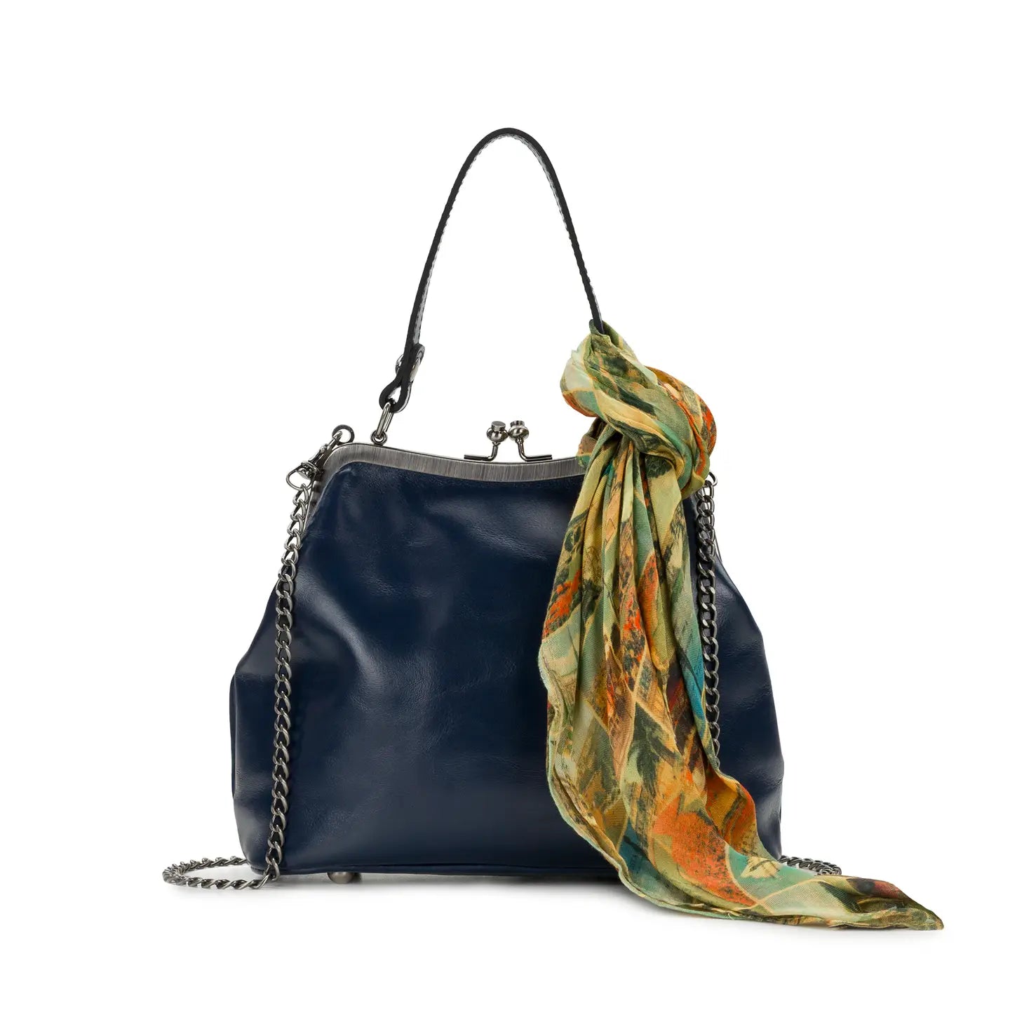 Patricia Nash Laureana Frame Bag w/ Scarf