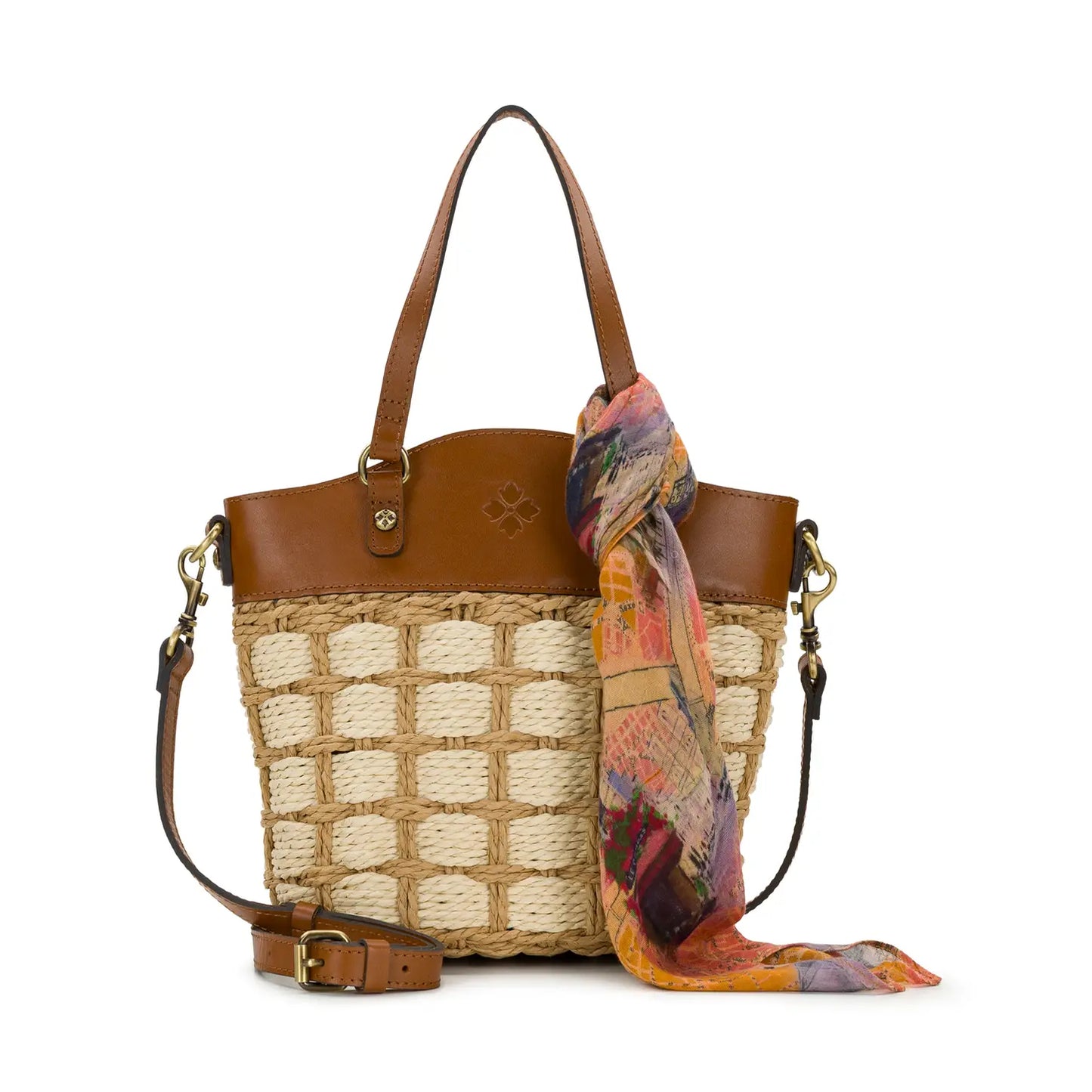 Patricia Nash Montella Basket Bag with Scarf