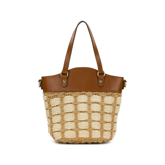 Patricia Nash Montella Basket Bag with Scarf