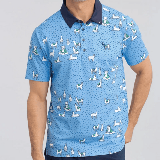WM The Llama Men's Polo