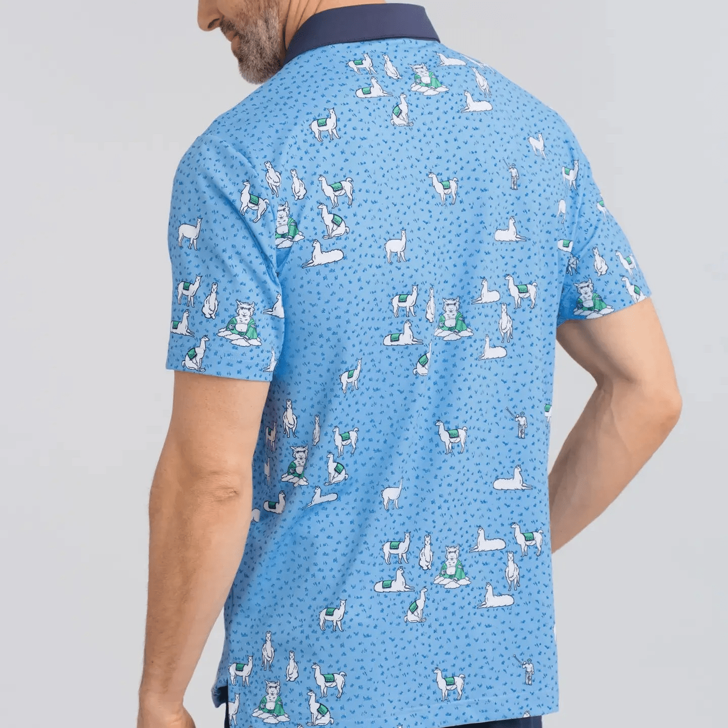 WM The Llama Men's Polo