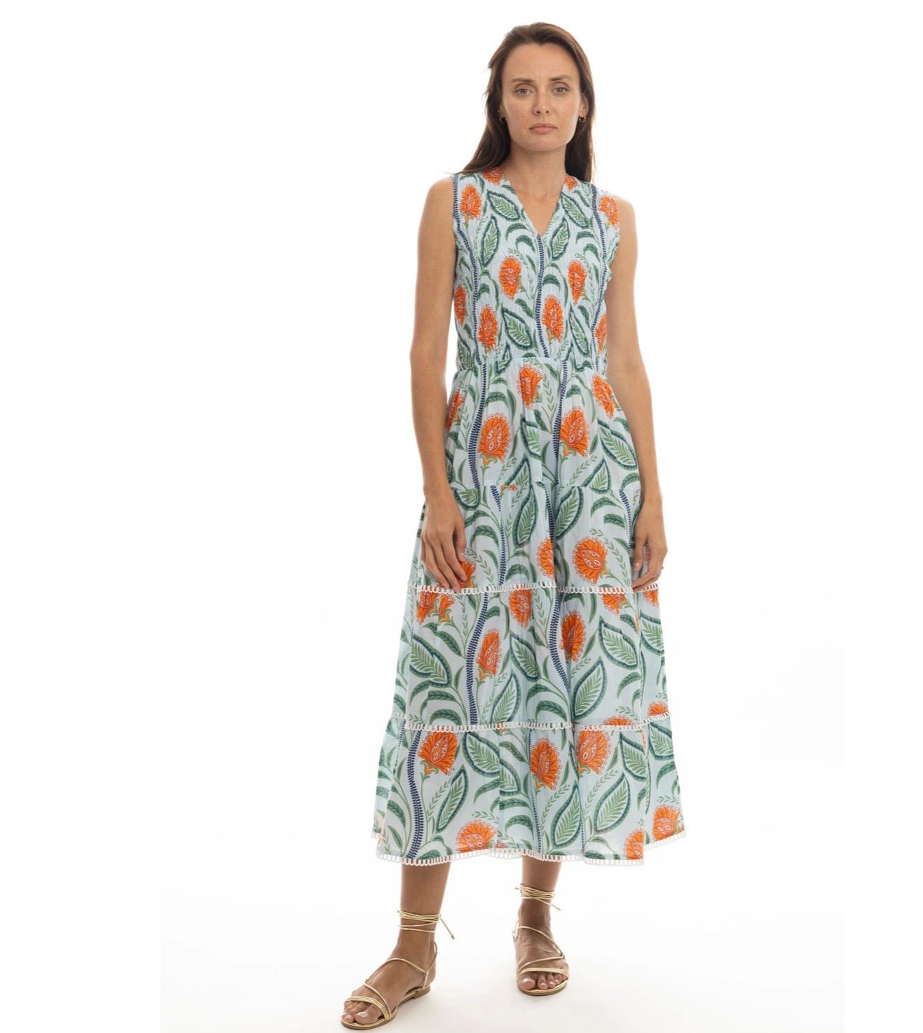 BIndu Nadia Dress Light Sea
