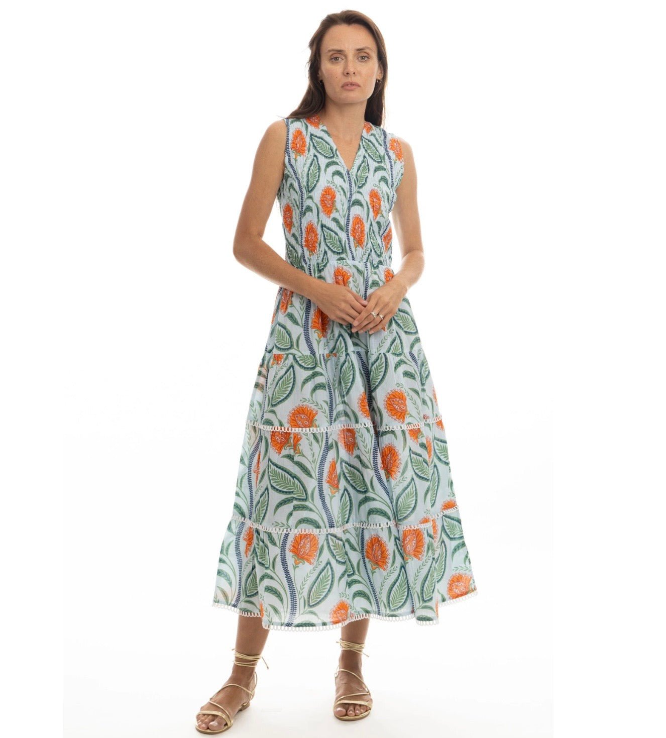 BIndu Nadia Dress Light Sea