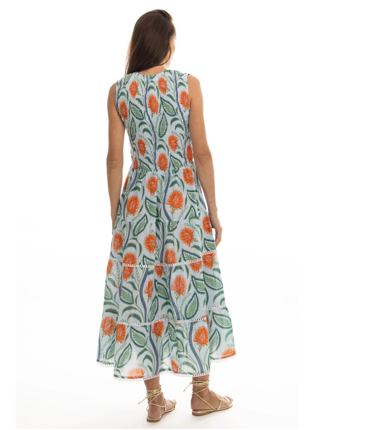BIndu Nadia Dress Light Sea