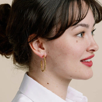 Vincent Jayde Hoop Earrings - AtelierEarringsAtelier
