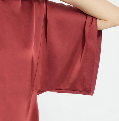 Lysse Ginger Mix-Media Dolman Tee