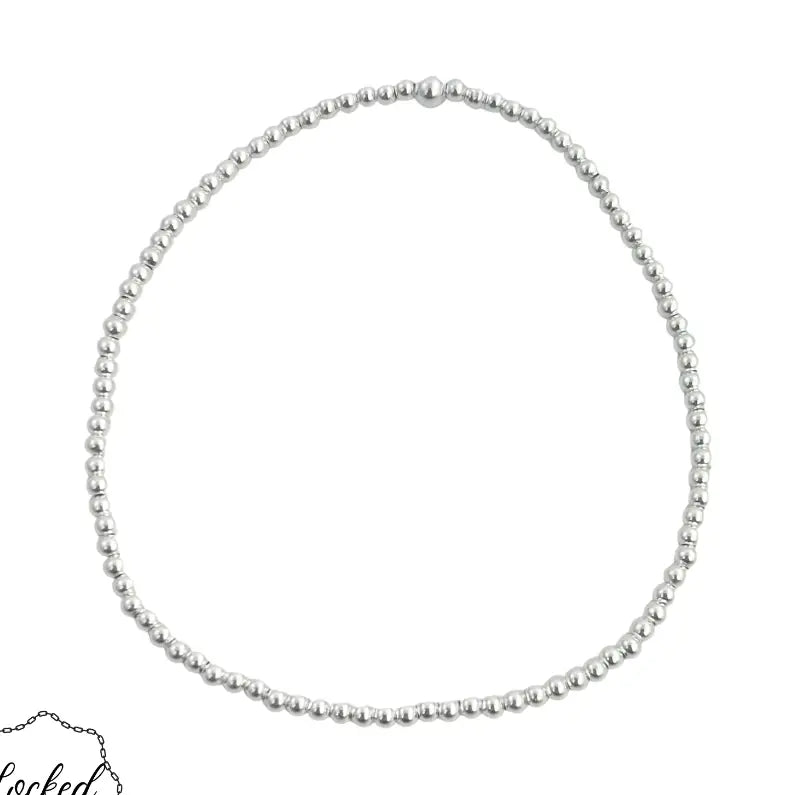 Locked 3mm Sterling Silver Bracelet