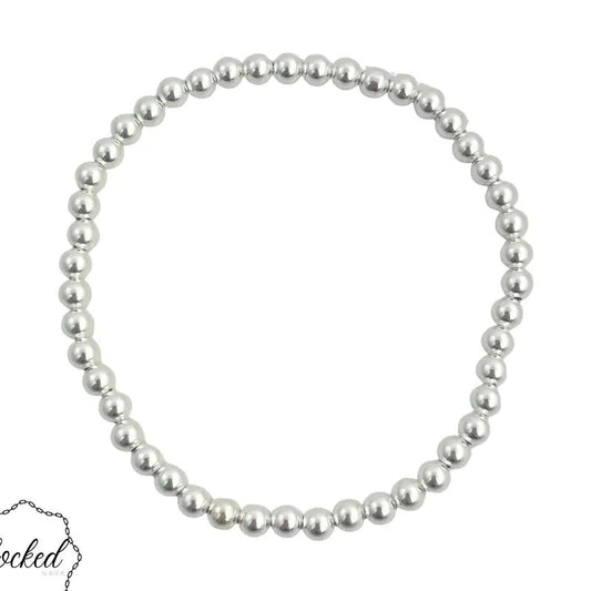 Locked Classic 4mm Sterling Silver Bracelet