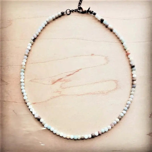 Frosted Amazonian Collar Necklace