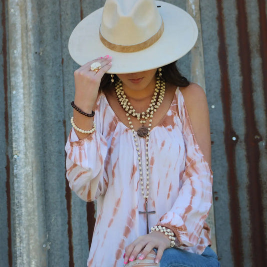 White Turquoise Collar Necklace