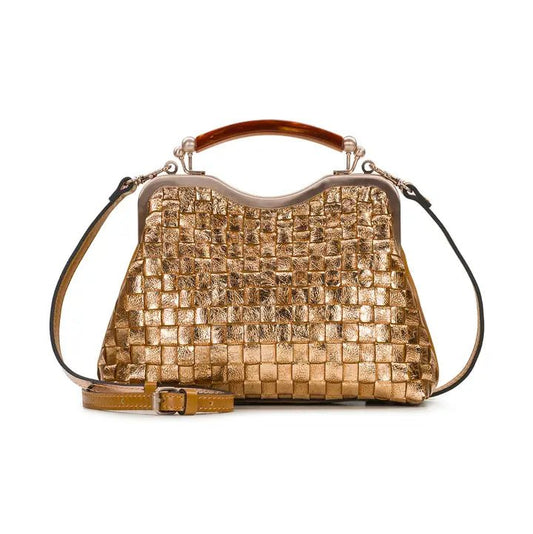 Patricia Nash Mary’s Frame Metallic Woven Bag
