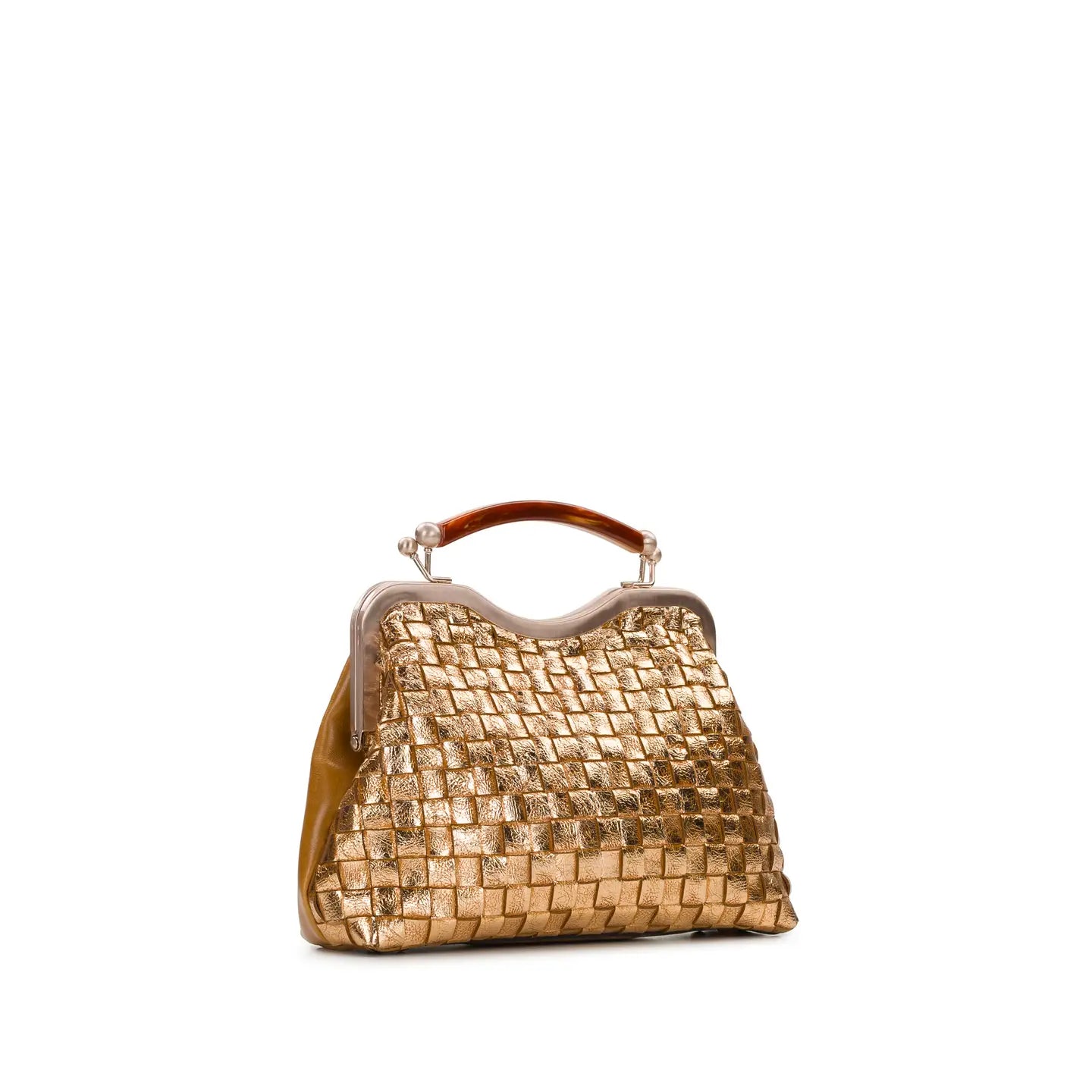 Patricia Nash Mary’s Frame Metallic Woven Bag