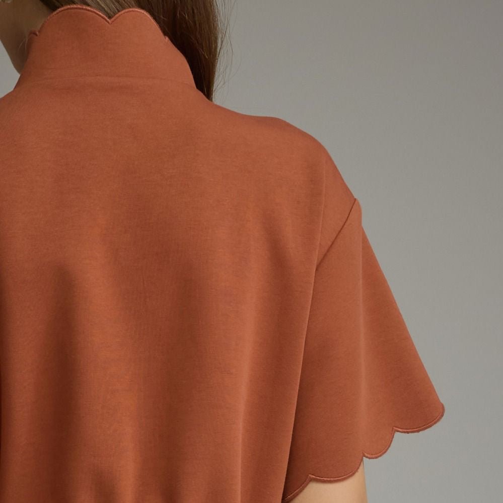 Rust Midi Dress