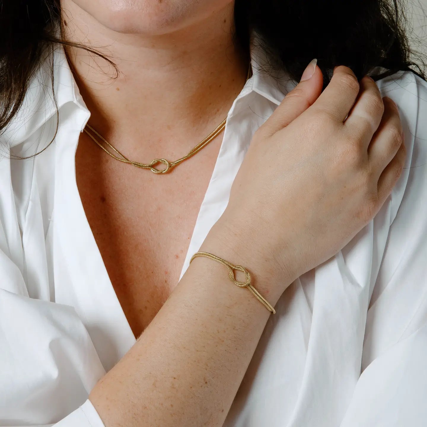 Vincent Tie The Knot Necklace