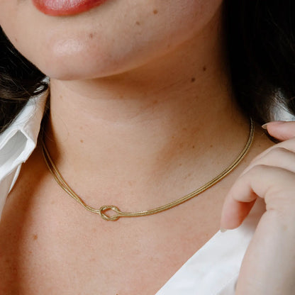 Vincent Tie The Knot Necklace