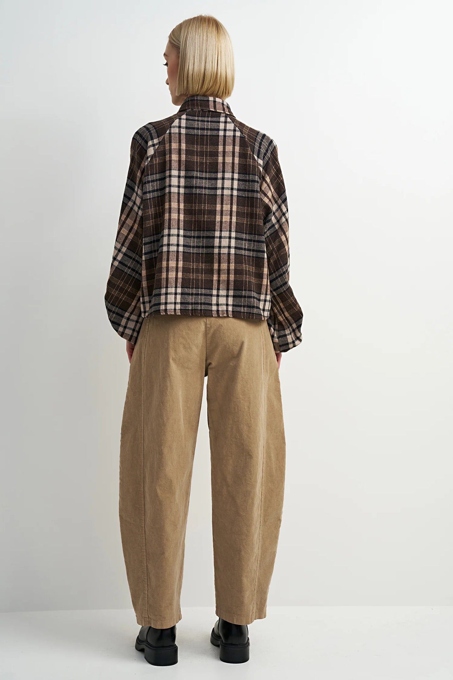 Astrid Camel Emerson Barrel Pant