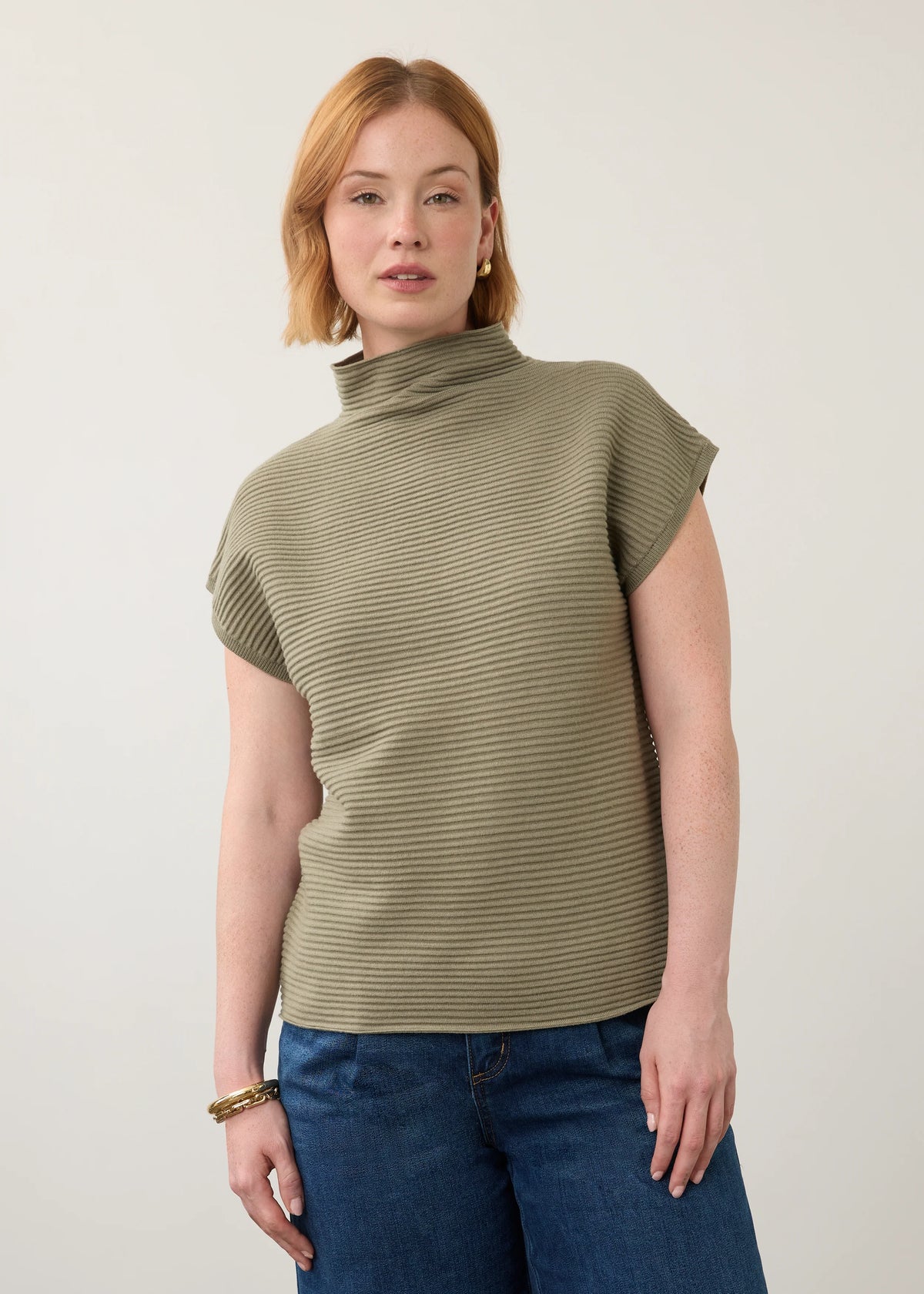 FDJ Cap Sleeve sweater