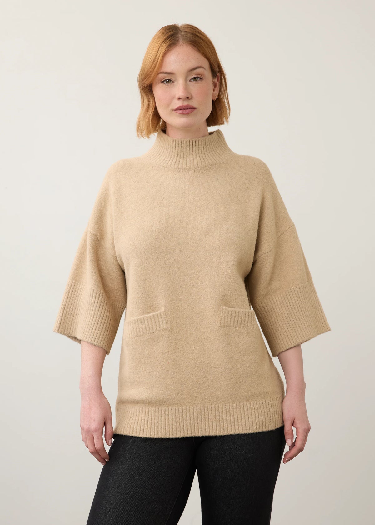 FDJ Mock Neck Sweater