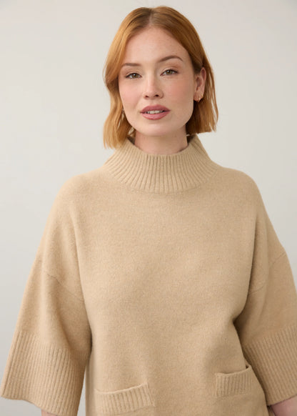 FDJ Mock Neck Sweater