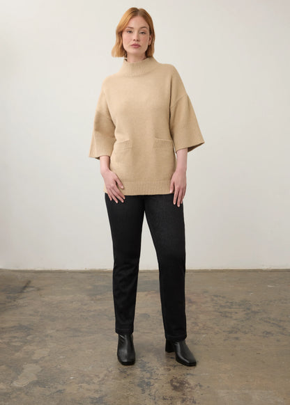 FDJ Mock Neck Sweater