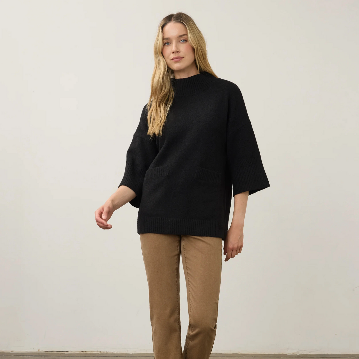 FDJ Mock Neck Sweater