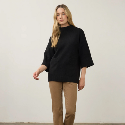 FDJ Mock Neck Sweater