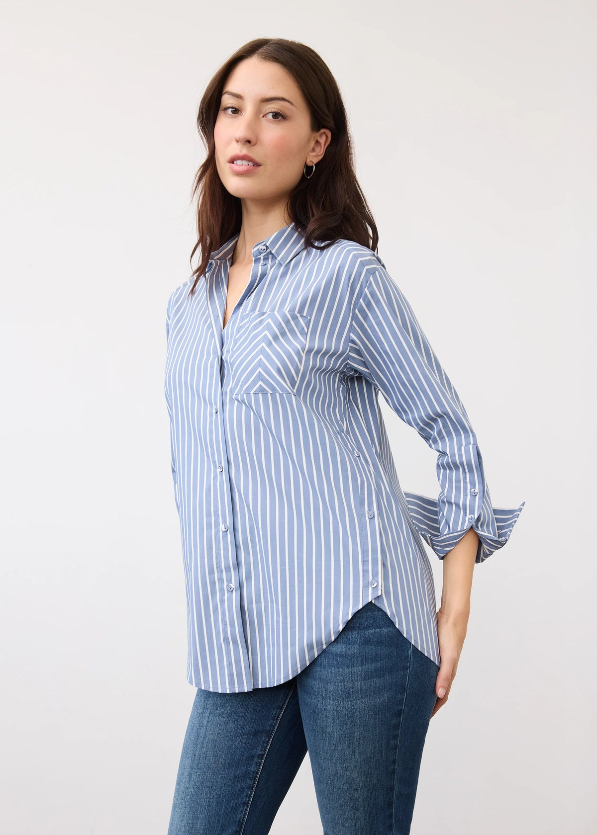 FDJ Indigo Stripe Shirt