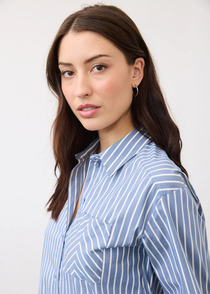 FDJ Indigo Stripe Shirt