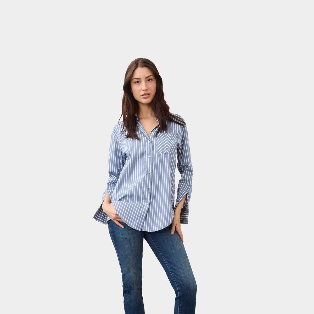 FDJ Indigo Stripe Shirt