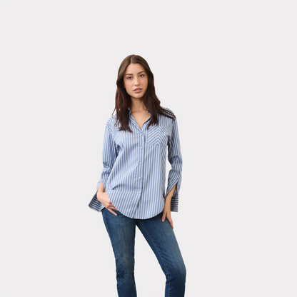FDJ Indigo Stripe Shirt