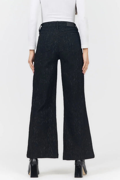 Dear John Black Lace Denim